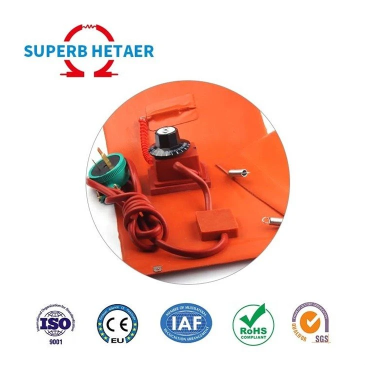 Industrial Flexible Screw Band Silicone Rubber Oil Drum Barrel Heater(001)