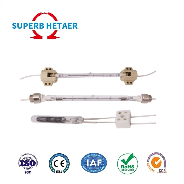 Industrial Infrared Heating Quartz Tube Lamps